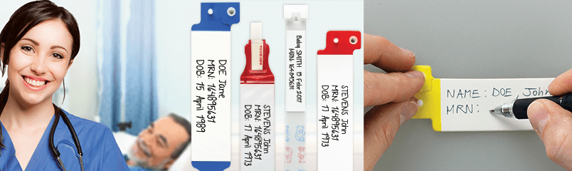 Polsbandjes voor directe inscriptie