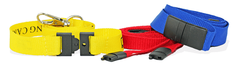 Lanyards met veiligheidssluiting