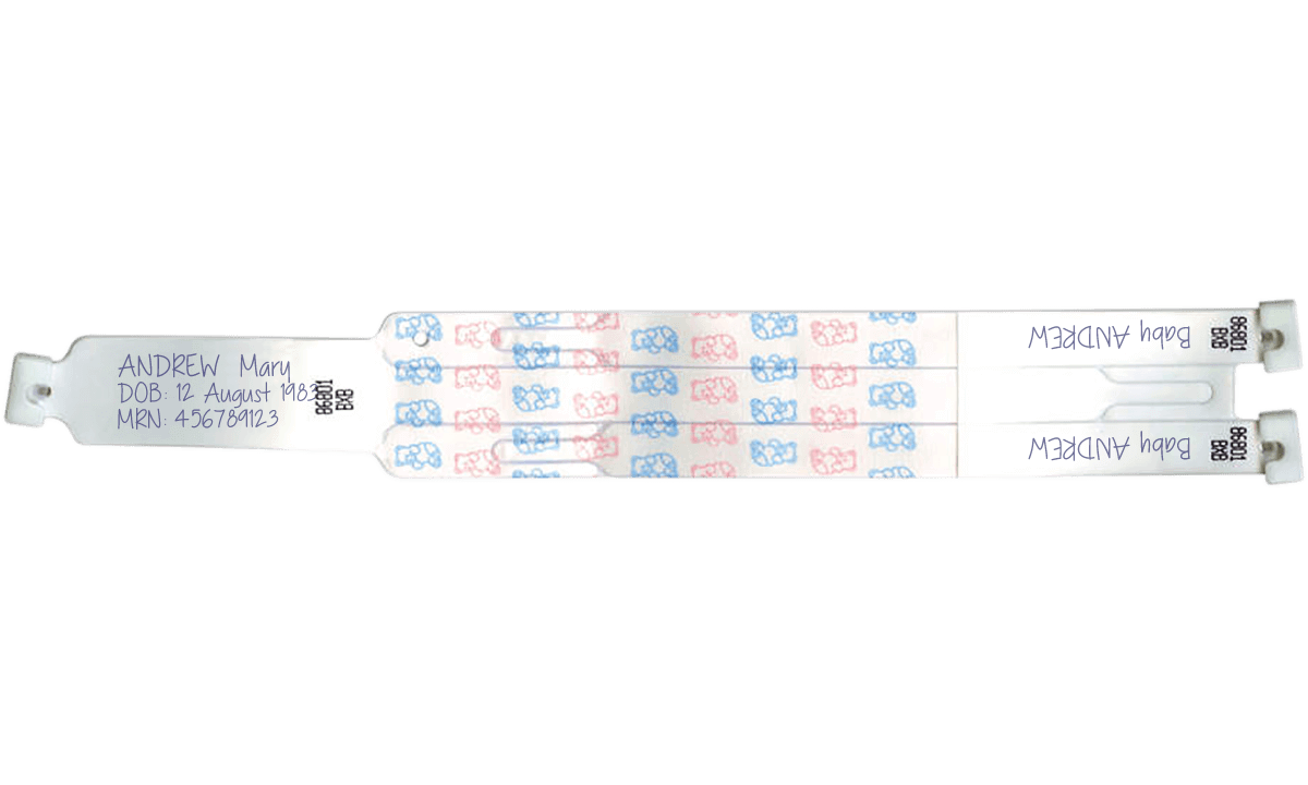 SnugFit polsbandjes voor directe inscriptie - 1 polsbandje voor volwassenen & 2 polsbandjes voor kinderen