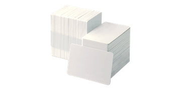 Blanco PVC kaarten - 250 mic