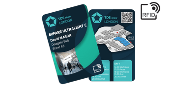 Personaliseerbare RFID kaarten 133 x 85 mm - Mifare UltraLight C