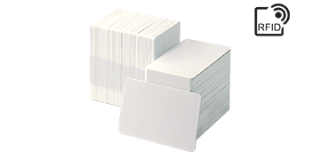 Blanco Witte PVC kaarten - 750 mic